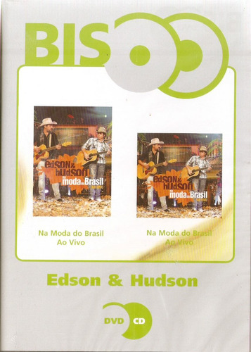 Dvd + Cd Edson & Hudson - Na Moda Do Brasil Ao Vivo - Novo**