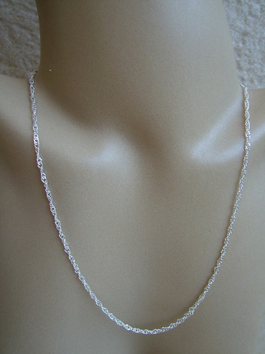 Imagem 3 de 6 de Corrente Cordão Singapura 45 Cm 3mm Prata 925