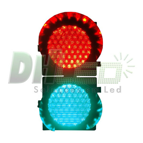 Semáforo Led 2 Fases Bivolt Com Suporte Nbr7995 Da Abnt