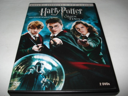 Dvd Duplo Harry Potter E A Ordem Da Fenix Edição Especial