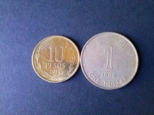 Moneda Hong Kong 1 Dollar 1998 Níquel (c44)
