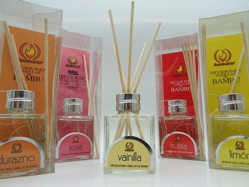 Difusor Aromatico Con Varillas De Bambu Iluminarte