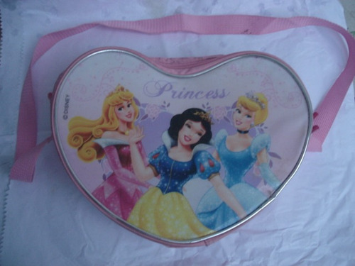 Mochila Da Disney Princesas- Formato De Coraçao