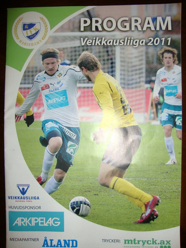 Revista E Adesivo Do Ifk Mariehamn - Finlandia - Futebol