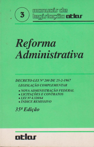 Manuais De Legislação - Reforma Administrativa