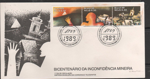 Fdc 467 - Bicentenário Da Inconfidência Mineira - 1989