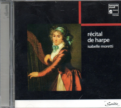 Isabelle Moretti/récital De Harpe-1987-em Cd Importado