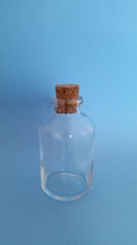 Imagem 2 de 3 de 300 Frascos Vidro C/ Rolha-água Benta De 50ml