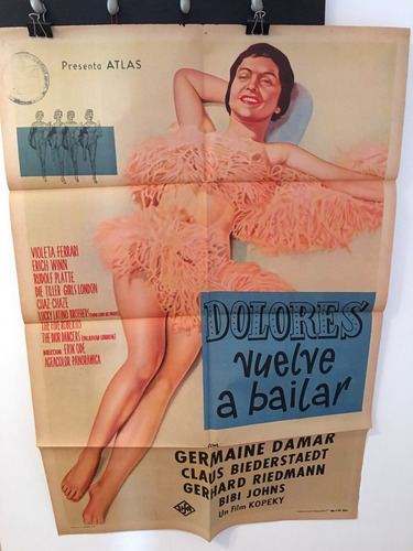 Afiche De Cine Original - Dolores Vuelve A Bailar