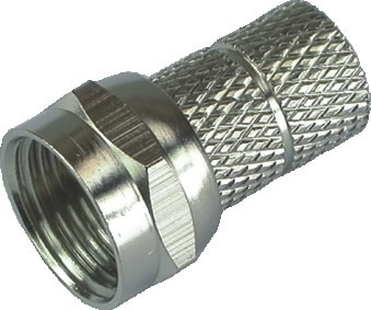 Conector F Rg6 Rosca (pacote 100 Peças)