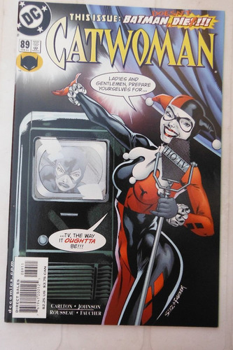 Dc Comics Catwoman #89 Usa 2001 Historieta Harley Quin