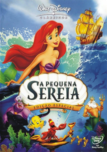 Dvd Original A Pequena Sereia - Ed. Especial Com Luva