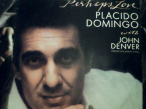 Placido Domingo Perhaps Love / Lp Vinil Disco Cbs 1981
