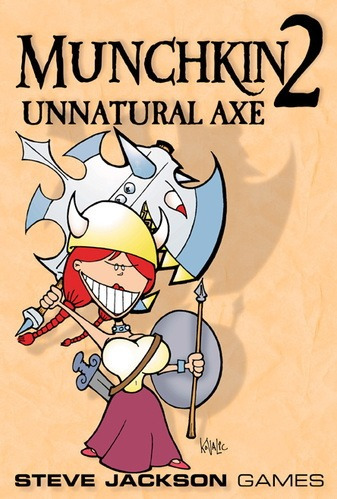 Munchkin 2 Unnatural Axe - Exp. Jogo Imp. Steve Jackson Sjg