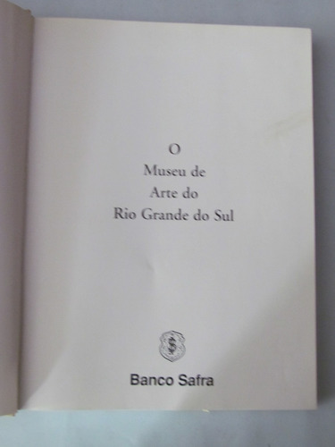 Livro Museu De Arte Do Rio Grande Do Sul - Margs