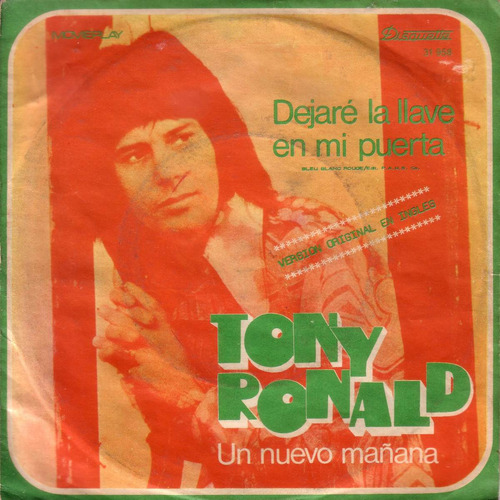 Tony Ronald Dejare La Llave En Mi Puerta Simple Ingles Pvl