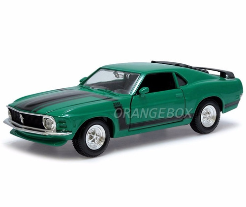 Ford Mustang Boss 302 1970 1:24 Maisto 31943-verde