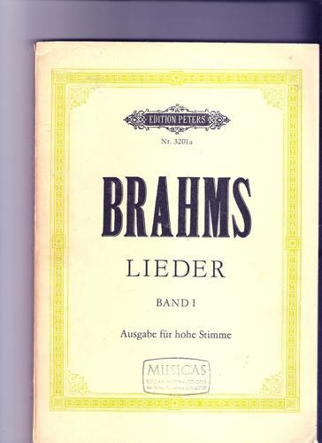 Livro Brahms Lieder Band L A Edition Peters Nr. 3201 A Ópera
