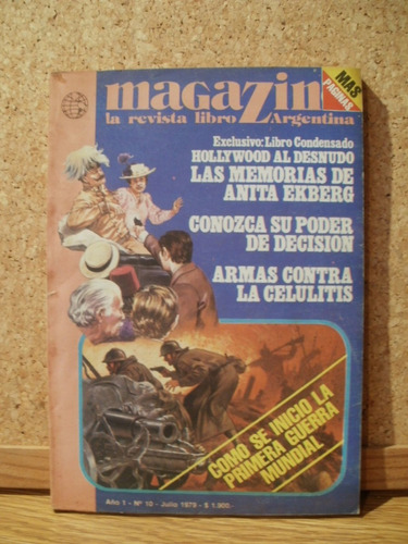 Revista Magazine N°10 1979 Editorial Perfil Zona Caballito