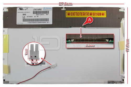 Pantalla Nueva Lcd 12.1 Para Dell Xps M1210 Wxga 1280*800