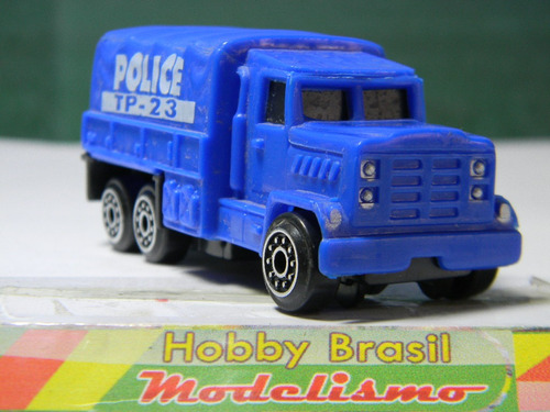 Caminhão Policia Transporte Tropas Ho 1:87 Plástico