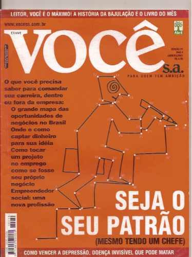 Revista Você S.a - Seja O Seu Patrão (mesmo Tendo Um Chefe)