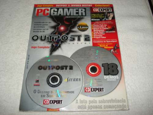 Revista Cd Expert Game Outpost 2 Divided Destiny Completo