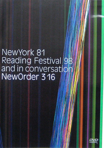 Dvd Original New Order 3 16 New York 1981 Reading Festival98