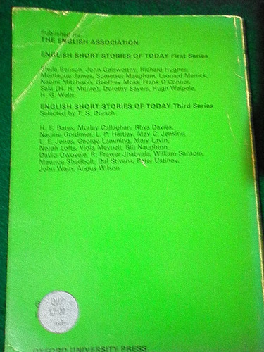 English Short Stories Of Today Second Series Palermo Envios (Usado)