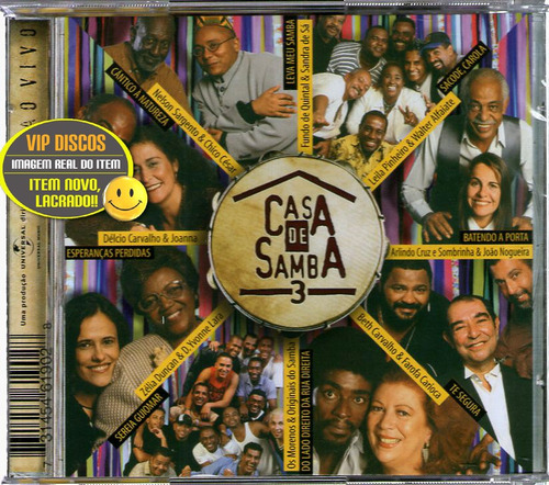Cd Casa De Samba 3 Com Jorge Ben Jor E Ivete Sangalo