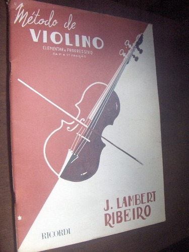 Método De Violino J Lambert Ribeiro