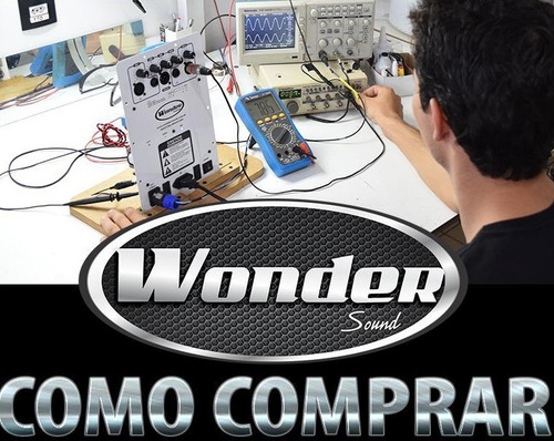 Modulo In Box 4000 Watts 2 Ohms Ampl. Sub Caixa Wonder