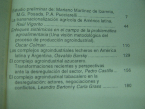Estudios Agroindustriales * Varios Autores * Ceal *