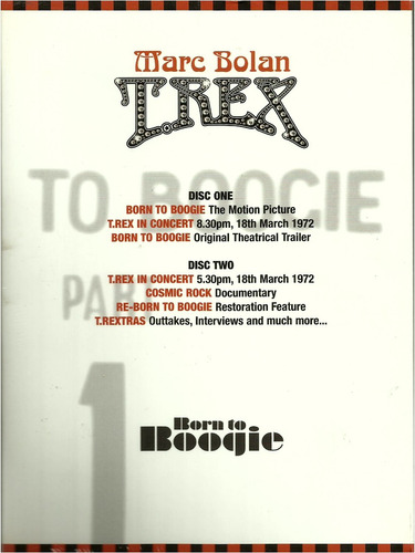 Marc Bolan  T. Rex      Born To Boogie     2 Dvds  Sellado