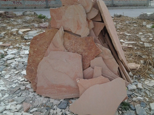 Piedra Laja Para Fachada Salmón O Canela