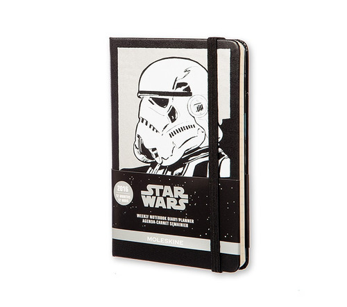 Agenda 2016 Moleskine 12m Ed Lim Star Wars Semanal Pocket