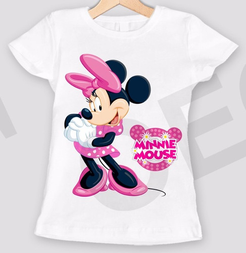 Franela Estampada Personalizado Minnie Mouse Adulto
