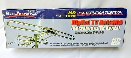 Antena Tv Hd Digital Yagui Con Doble Dipolo