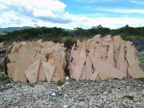 Piedra Laja Para Fachada Salmón O Canela