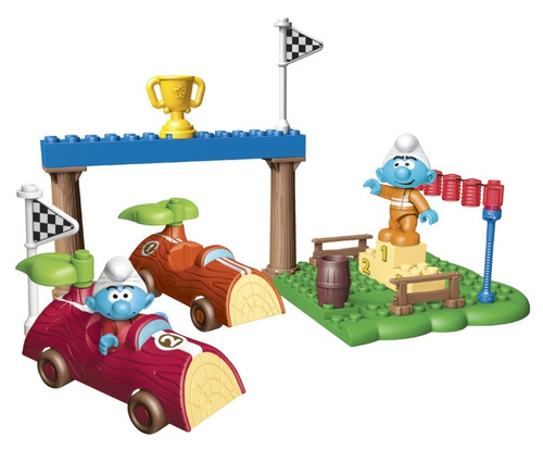 Mega Bloks The Smurfs - Corrida Dos Smurfs 10745