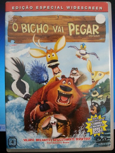 Dvd Animação: O Bicho Vai Pegar - Novo / Frete Grátis