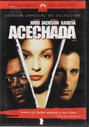 Acechada - Ashley Judd - Andy García - S. Jackson - 2003 Dvd