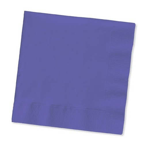 Servilletas Pequeñas Morado 20 Unidades 25cm X 25cm