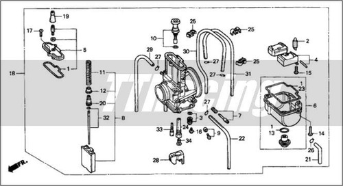 Agulha Pistonete Tmx 16236-kz3-l22 (6bey31-77) #1244