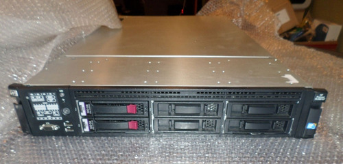 Servidor Hp Proliant Dl380 G7, Intel Xeon Sixcore, 16gb Ram Ddr3, Hd 3,5 Sas 300gb, 4 Portas De Rede Gigabit, Garantia