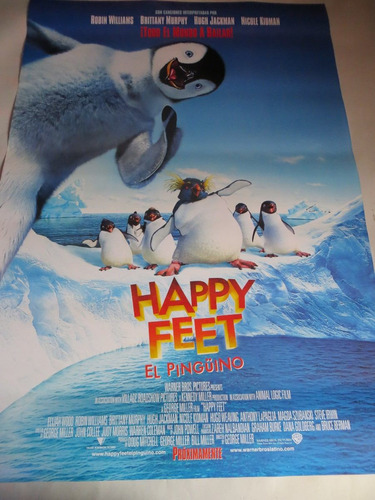 Poster Original De La Pelicula  Happy Feet:el Pingüino