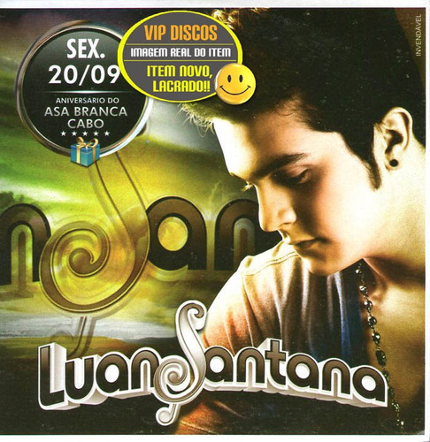 Cd Luan Santana Promocional Capa Exclusiva - Novo Original! 