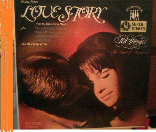 Lp 101 Strings Love Story Jack Dorsey Orquestra 101 Cordas