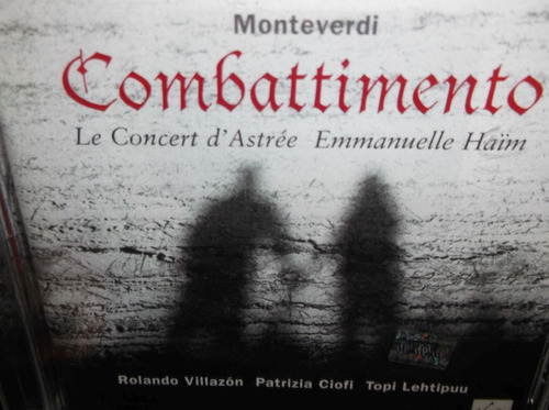 Rolando Villazon Monteverdi Combattimento Cd Sellado