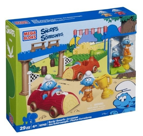 Mega Bloks The Smurfs - Corrida Dos Smurfs 10745